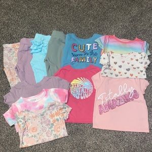 Lot of 18 month Garanimals toddler girl clothing.